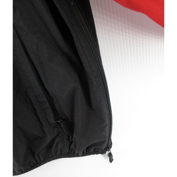 VINTAGE Eddie Bauer Jacket XL Red Anorak Windbreaker 1/4 Zip Nylon - Picture 4 of 11